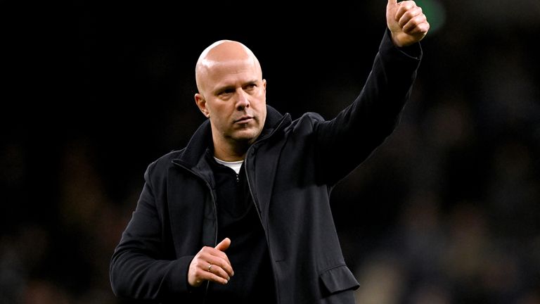 Arne Slot's Liverpool were booed after the 1-1 draw with Tottenham