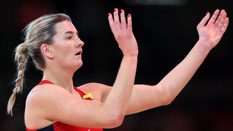 England captain Fran Williams was named Player of the Match