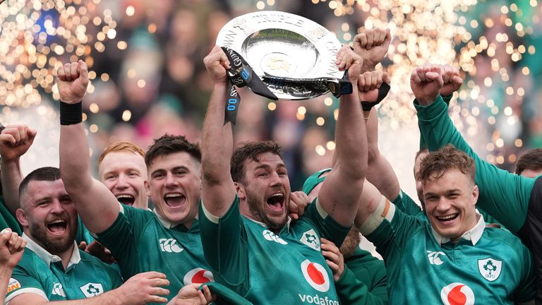 Ireland secured the Triple Crown and with victory over Scotland in their final match