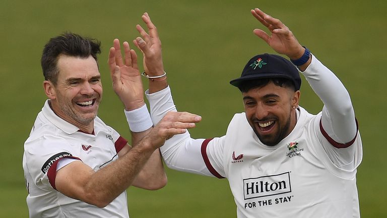 James Anderson and Ajeet Singh Dale both took wickets in their season opener