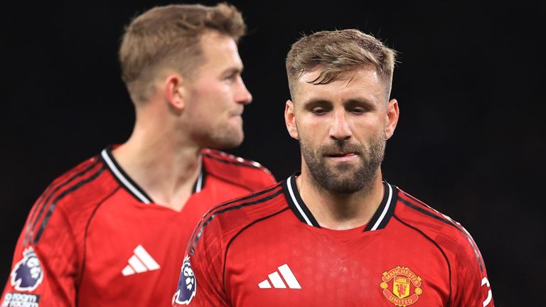 Luke Shaw after Man Utd's defeat to Everton