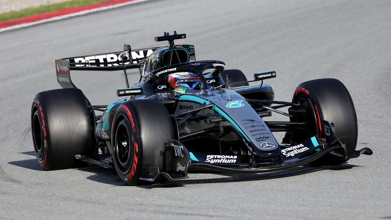 Mercedes' 2026 F1 car (Credit: Steve Etherington)