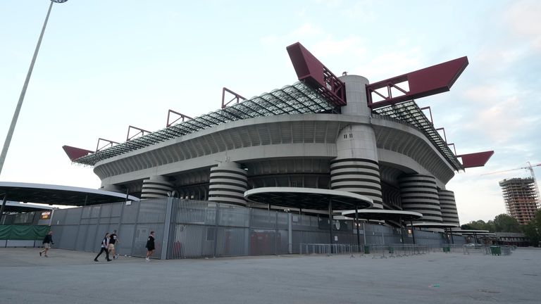 The San Siro stadium in Milan could host a Wimbledon tune-up event on grass starting in 2028
