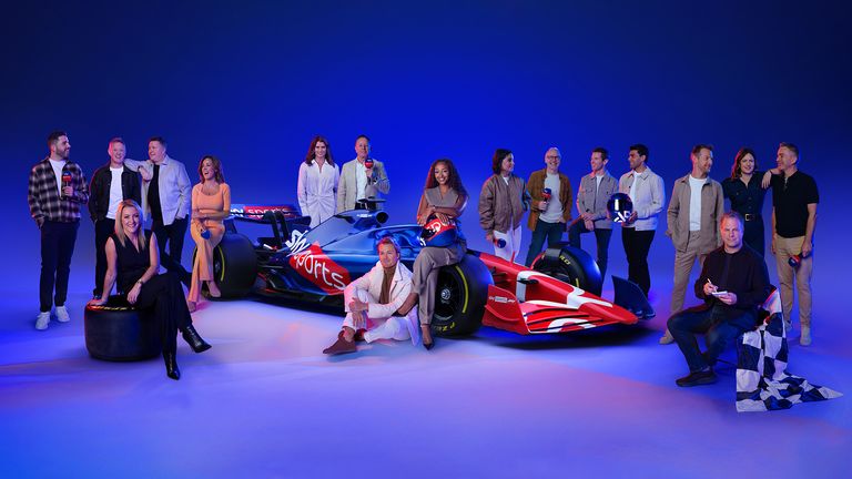 The Sky Sports F1 line-up for the 2025 season