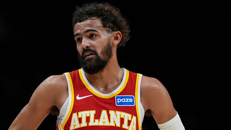 Atlanta Hawks guard Trae Young, a four-time NBA All-Star, is leaving for the Washington Wizards according to reports 
