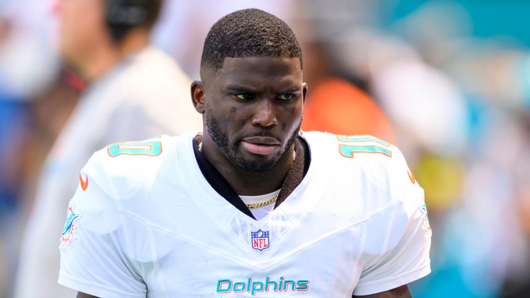 Miami Dolphins wide receiver Tyreek Hill 
